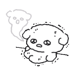 小狗哭泣表情包②。