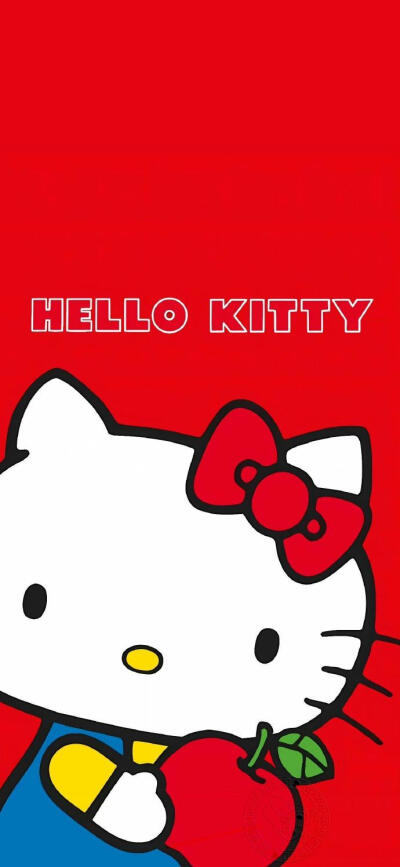 iphone成品壁纸 sanrio系列 hellokitty壁纸 春有图 一颗酸苹果的壁纸库