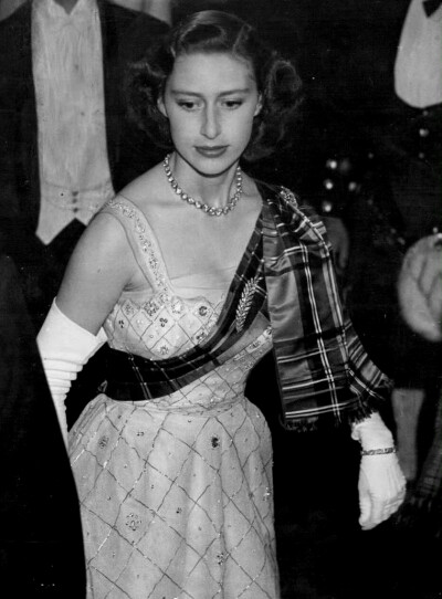 1951年9月，玛格丽特公主在苏格兰阿博因舞会上跳舞