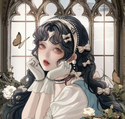动漫女头，喜欢这种精致的头像
