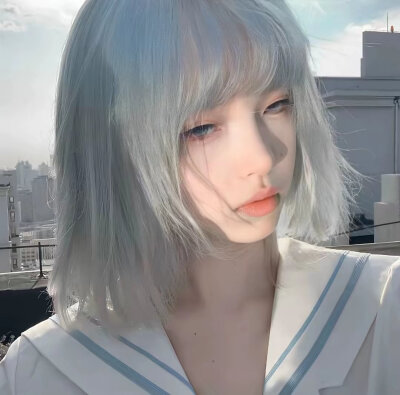 蓝色系女头.
