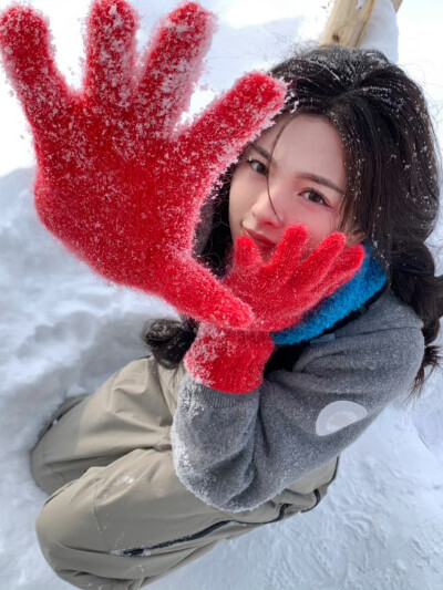 雪地小羊