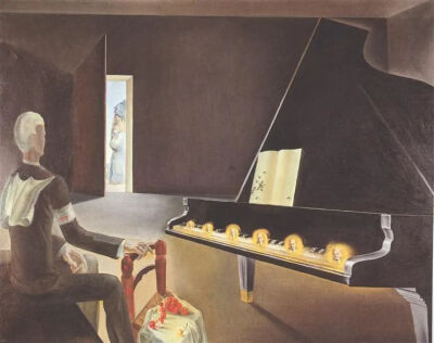 钢琴上的六个列宁像萨尔瓦多·达利
1931 年