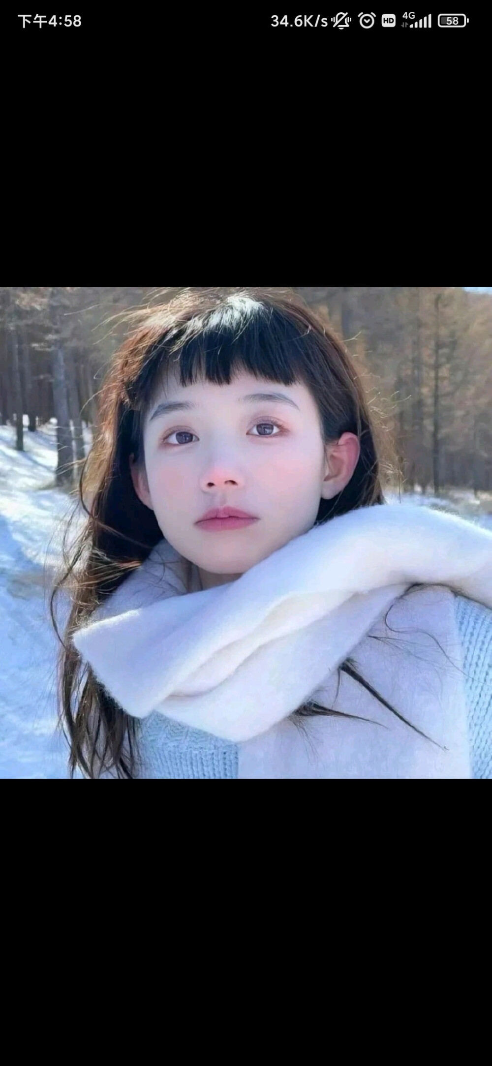 雪地少女