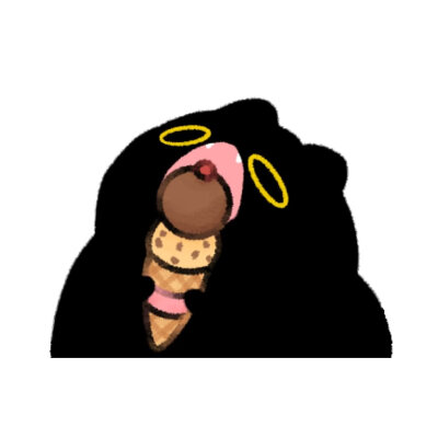 黄色眼睛黑色猫猫表情包①。