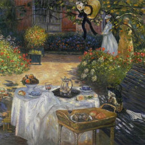 莫奈作品《午餐》
1874 年