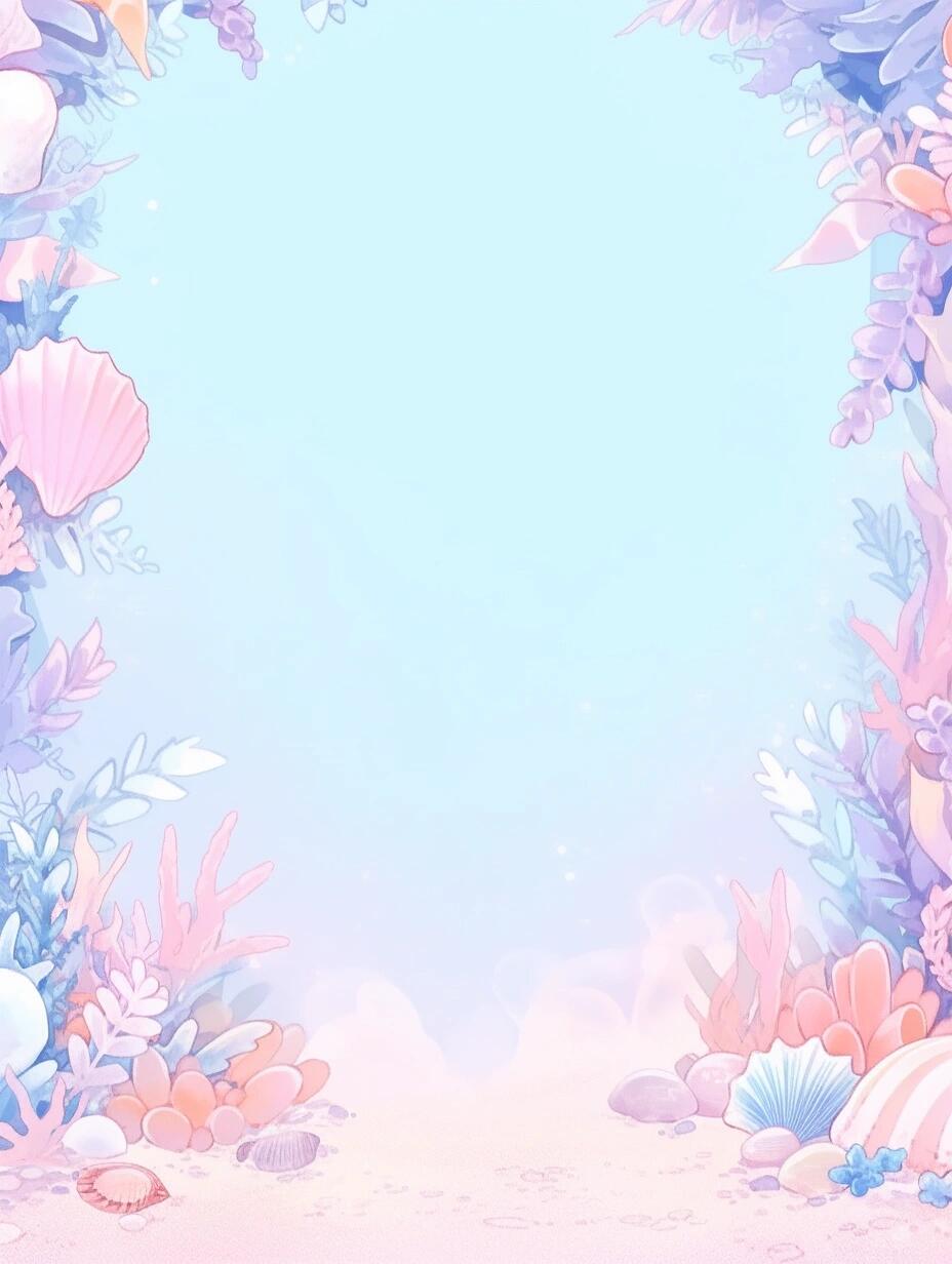 ai海洋信纸底图