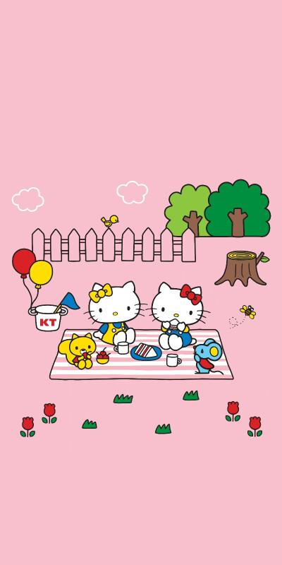 HelloKitty&Mimmy治愈系日常壁纸​​​