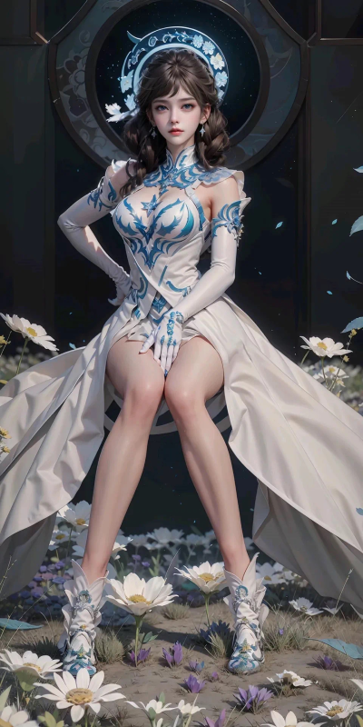 王者壁纸丨露娜·瓷语鉴心
