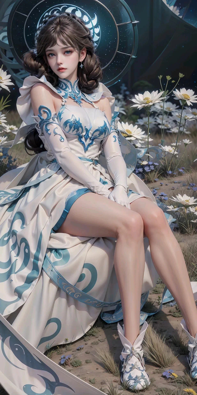 王者壁纸丨露娜·瓷语鉴心
