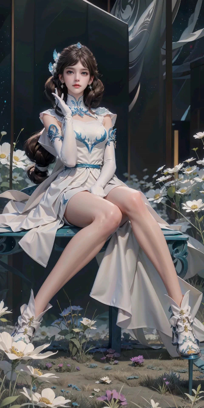 王者壁纸丨露娜·瓷语鉴心
