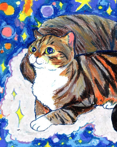 Hannah Lock猫咪插画 ​​​