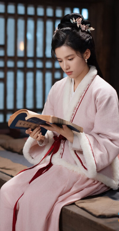 张婧仪《惜花芷》