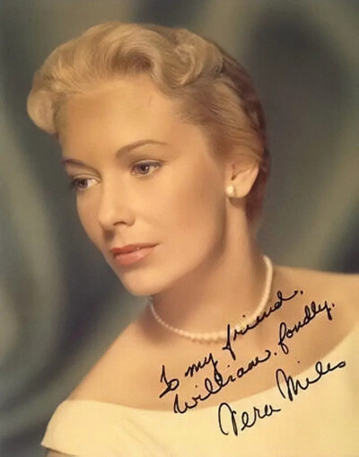 Vera June Miles (née Ralston, born August 23, 1929)