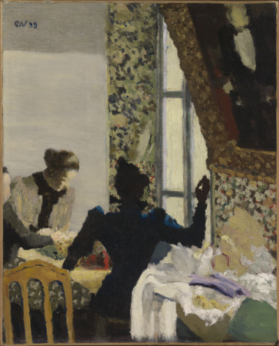 L’aiguillée (The Thread),1893,
Oil on canvas,41.6×33.3cm
