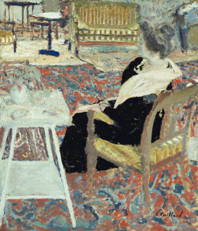 Madame Arthur Fontaine in a Pink Shawl,
1904–1905,
Gouache and oil on cardboard mounted on cardboard,
50.2×43.8cm
