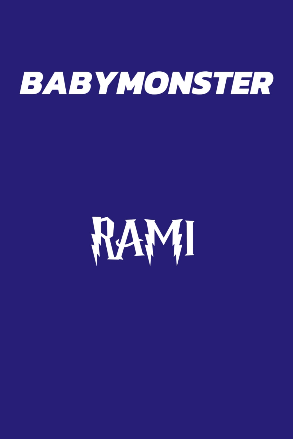 自制babymonster卡背