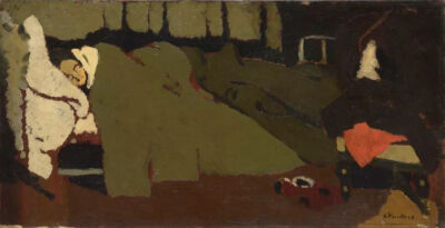 Sleep,1892,Oil on Canvas,33×64.5cm
