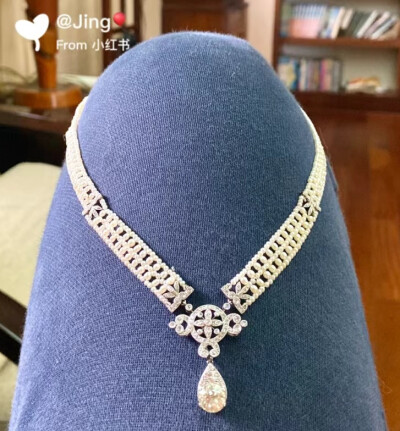 爱德华时代 古董珠宝 钻石项链