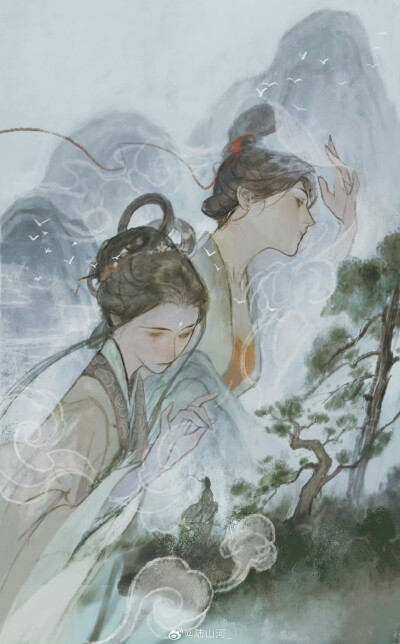 古风插画丨画师：陆山河