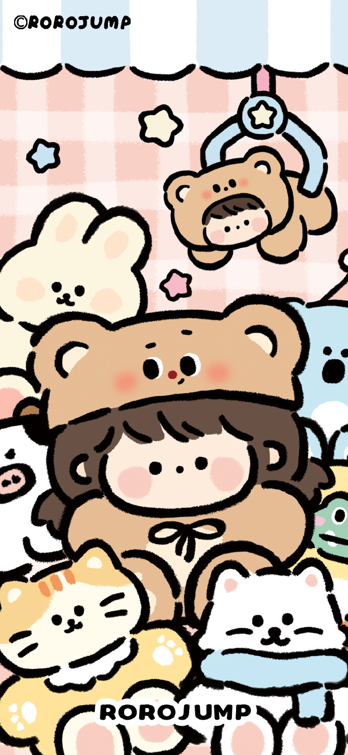 iPhone壁纸 肉肉酱壁纸套图 一颗酸苹果的壁纸库