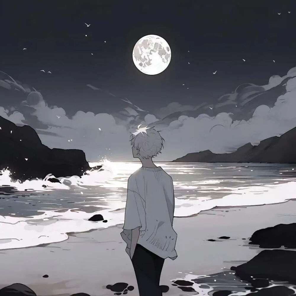 男头动漫唯美浪漫微信头像