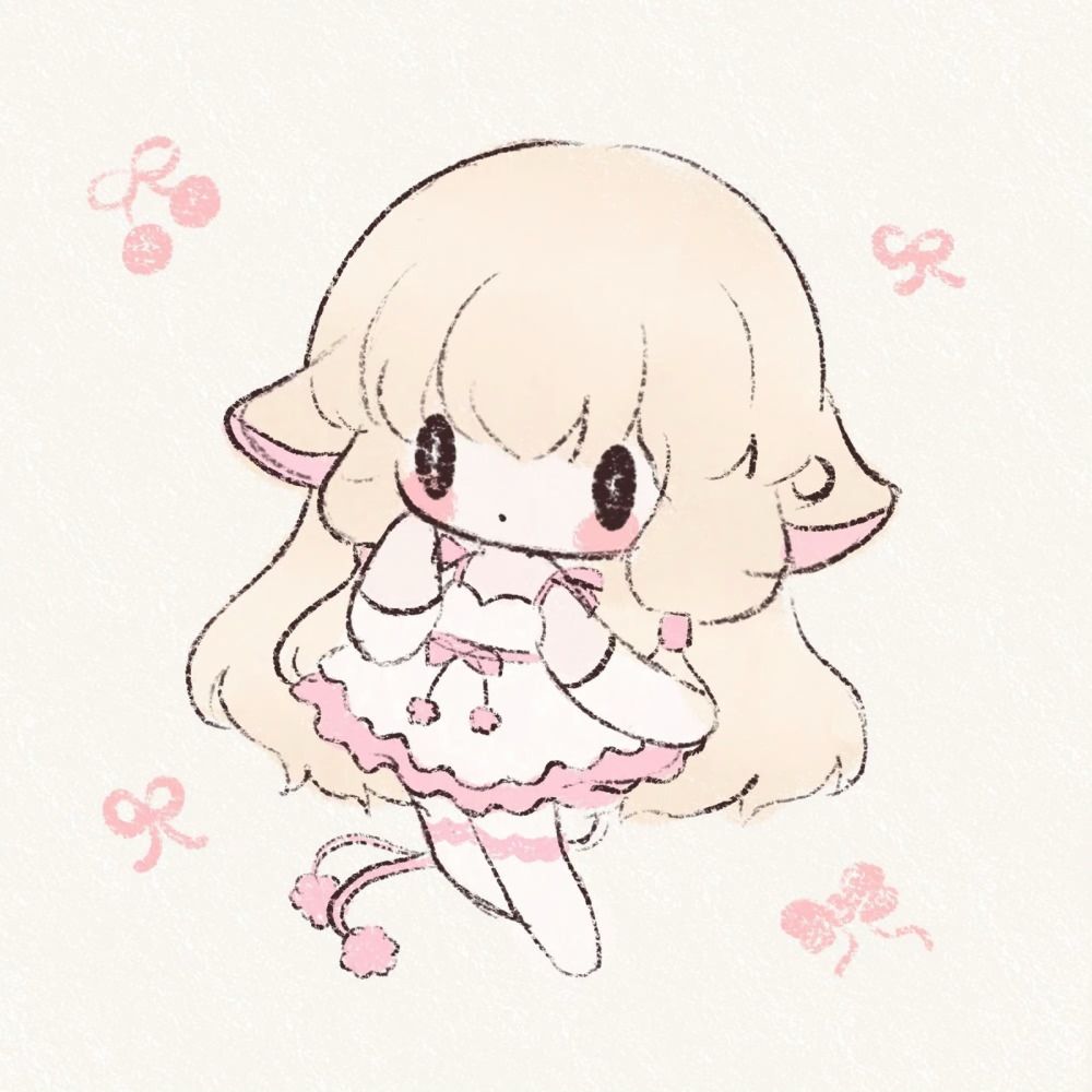 人形电脑天使心小叽q版闺蜜头像