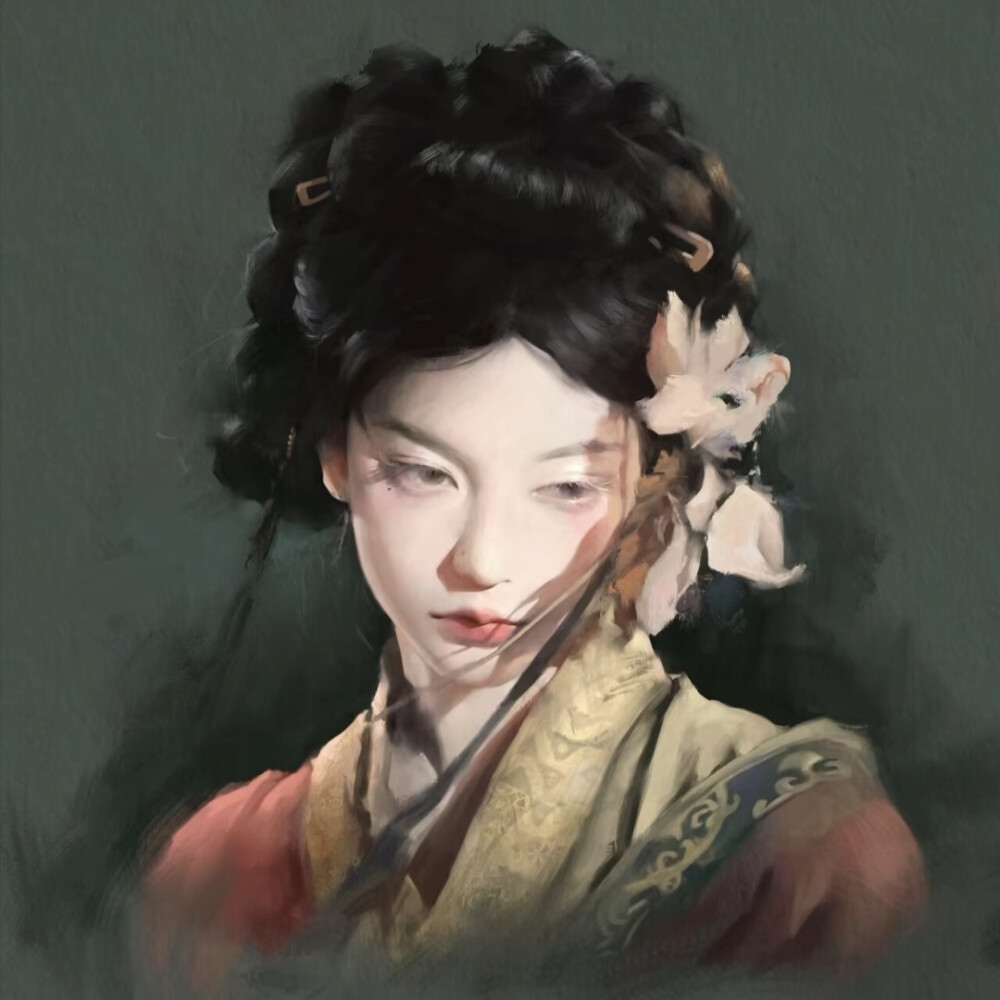 古风头像 女生 女头（画师不详 出处不详 侵权删）