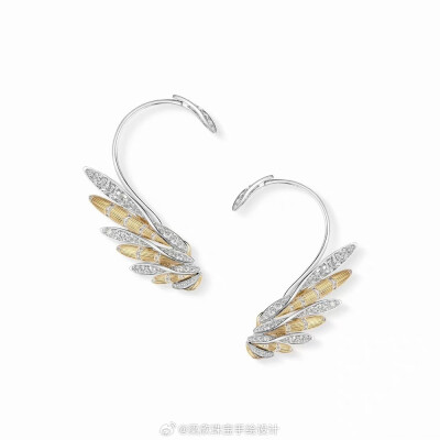  Chaumet 推出2024年高级珠宝系列——「Un Air de CHAUMET」（长空曼舞），依然以广袤天空中的自然飞鸟为灵感，通过复杂的金雕工艺和宝石镶嵌创造出轻盈而有空灵感的珠宝作品。 ​
