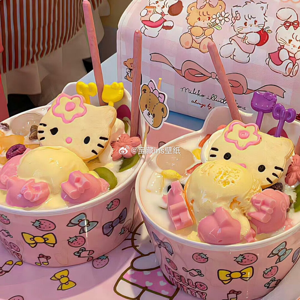 hello Kitty 凯蒂猫背景图