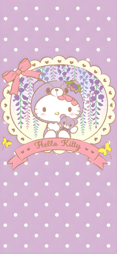 sanrio 我和春天有个约会 hellokitty壁纸 一颗酸苹果的壁纸