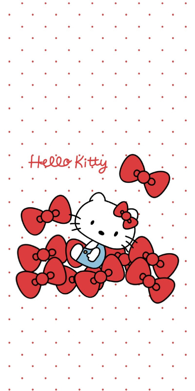 Hello Kitty宝贝小清新平铺壁纸​​​