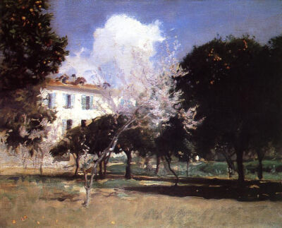 John Singer Sargent，没想到画起花来也别有一番风味。他留下的一些花卉草稿或成品画作，即使在一个世纪后，丰沛的色彩依然可以传达当时的鲜活自然气息。