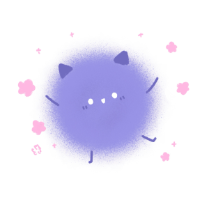 紫薯紫
#紫色小煤球
