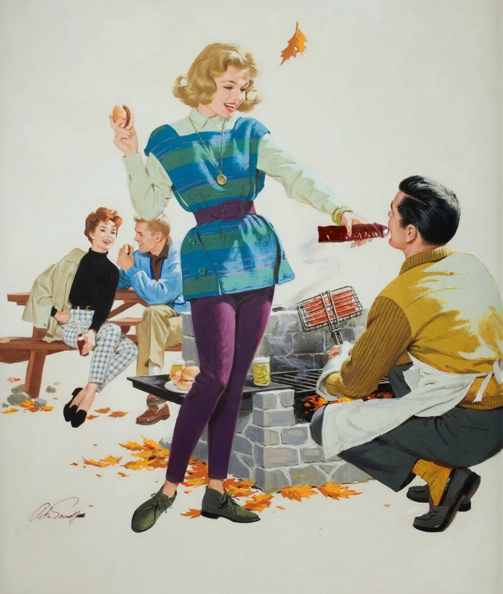 阿瑟·萨尔诺夫（Arthur. Saron Sarnoff）（1912--2000年）美国艺术家，插画家。