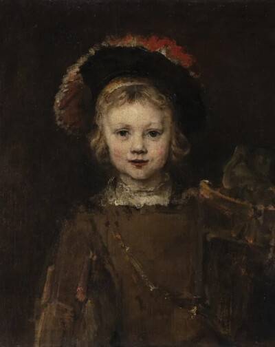 一个男孩的肖像，伦勃朗，1655-1660，诺顿·西蒙基金会
