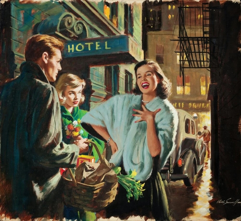 阿瑟·萨尔诺夫（Arthur. Saron Sarnoff）（1912--2000年）美国艺术家，插画家。