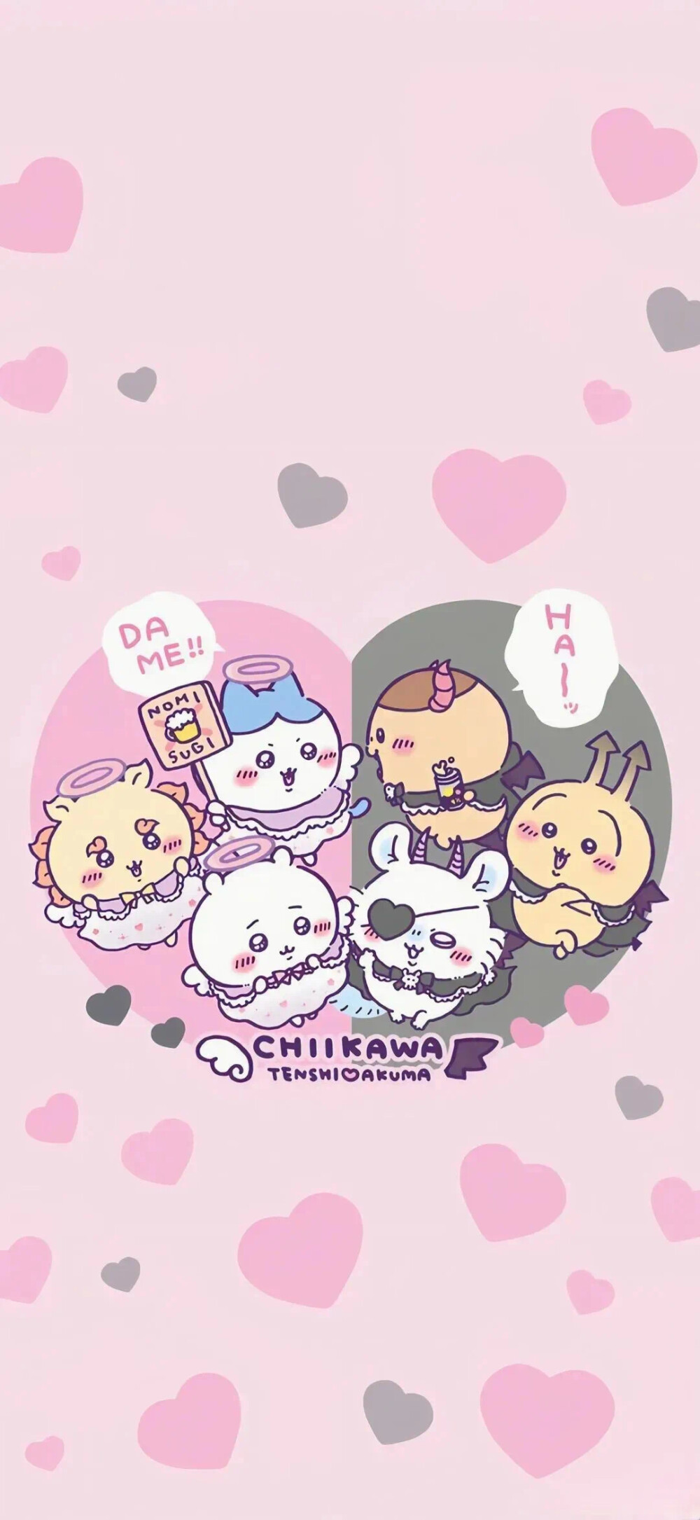 chiikawa三丽鸥联动壁纸