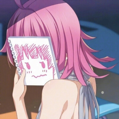 卡通 动漫 女头 粉色