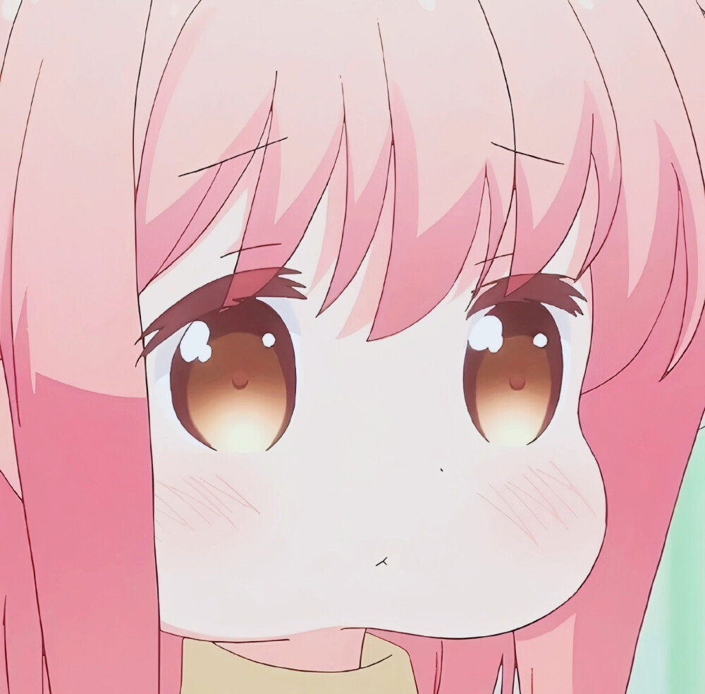 卡通 动漫 女头 粉色