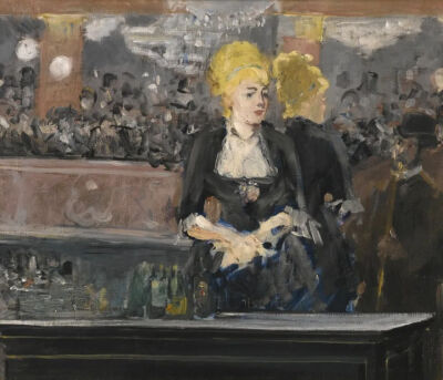 Le Bar aux Folies-Bergère,Oil on canvas,47x56cm