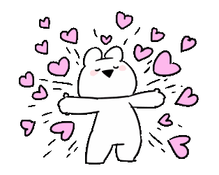 夸张兔表情包。