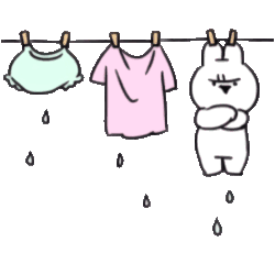 夸张兔表情包。