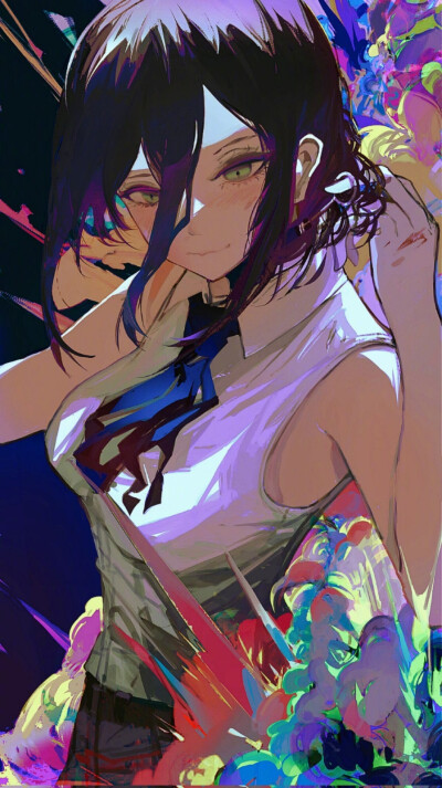 这种酷酷的风格太爱啦(*´∀`*)
#好看的女孩头像#​​​X:john_kafka02 ​​​
＃葬送的芙莉莲＃电锯人