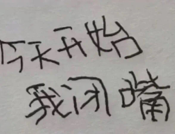 纯文字表情包。