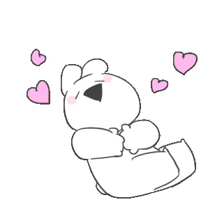 夸张兔表情包。