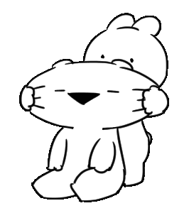 夸张兔表情包。