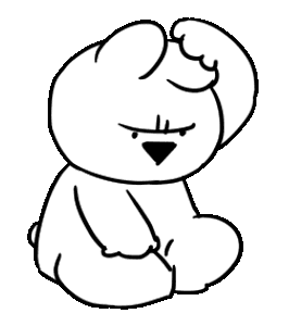 夸张兔表情包。