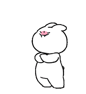 夸张兔表情包。