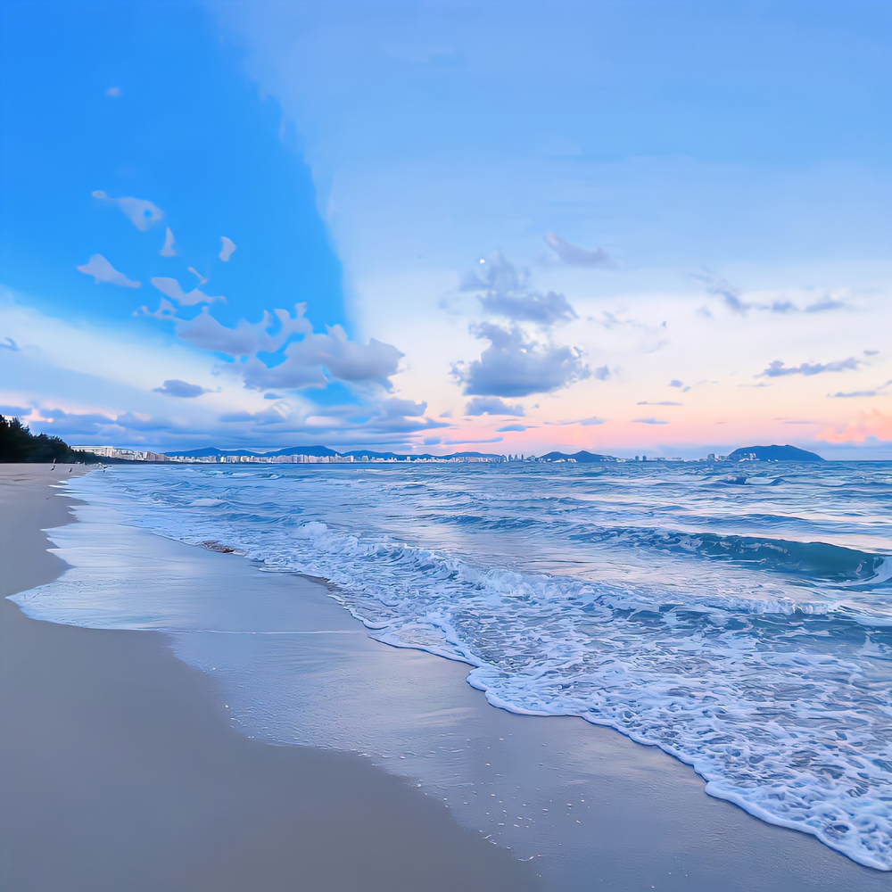 朋友圈蓝色背景图